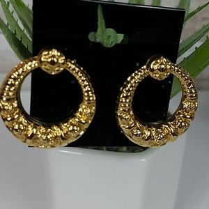 Fashion Jewelry, Gold plated piercd earrings